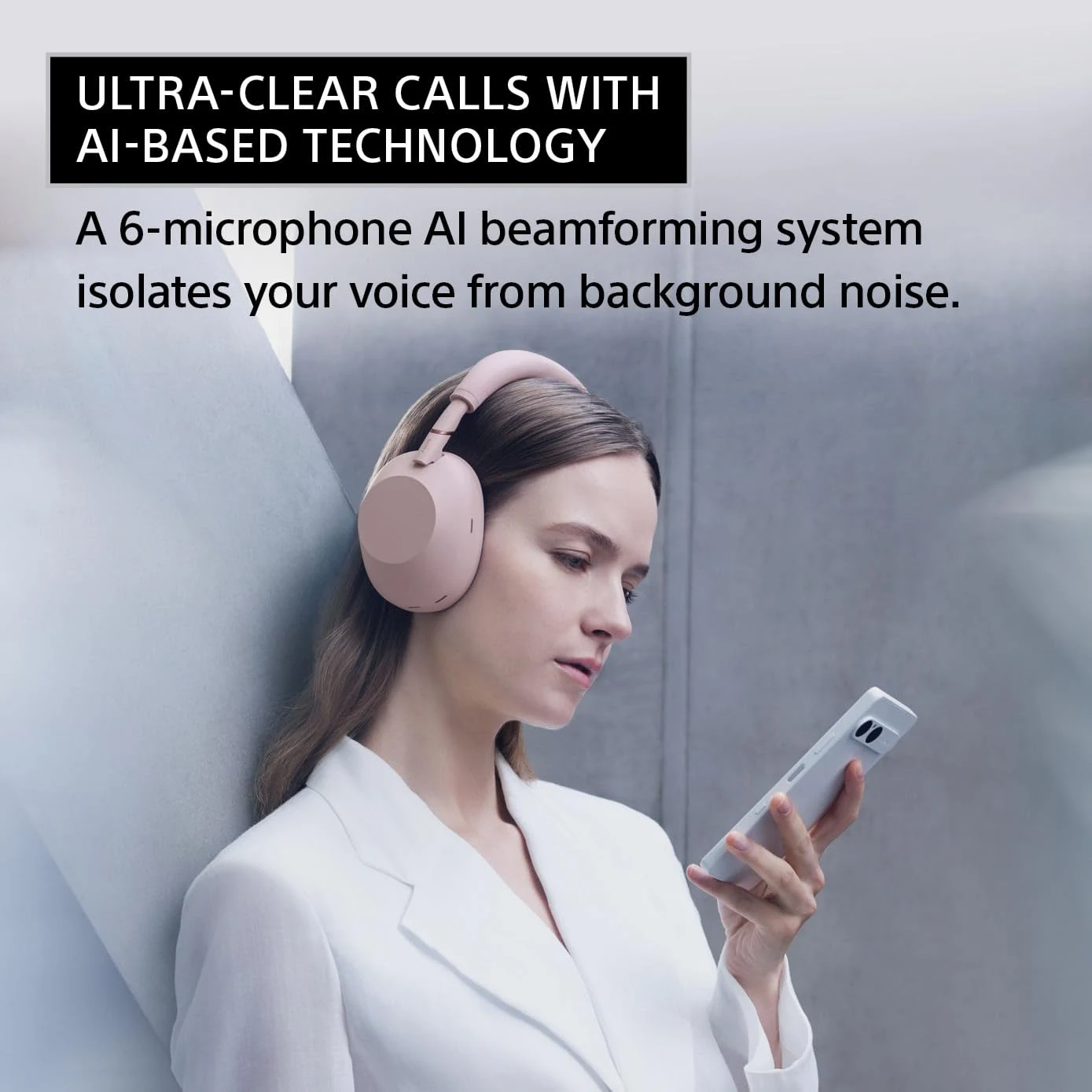 sony wh-1000xm6 wireless headphones side view
