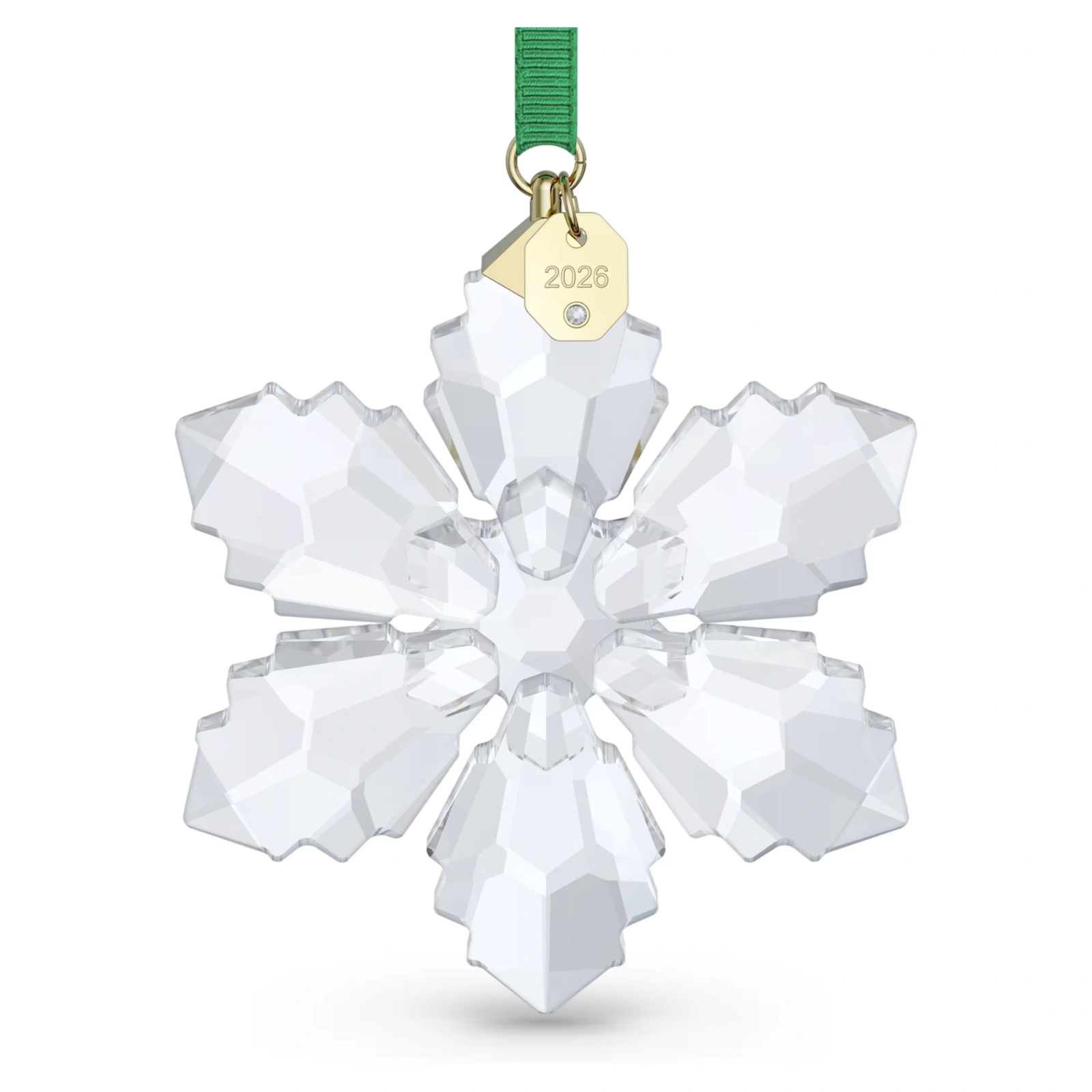 swarovski crystal annual christmas ornament detail view